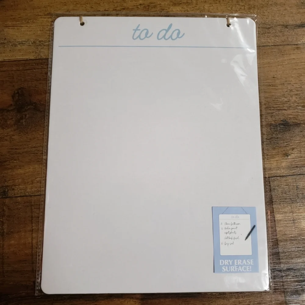 Set Of 4 Dry Erase Hanging Planner Boards